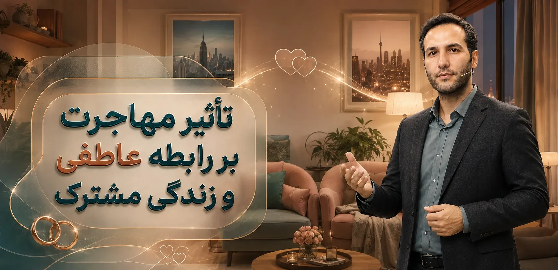 تأثیر مهاجرت بر رابطه عاطفی و زندگی مشترک