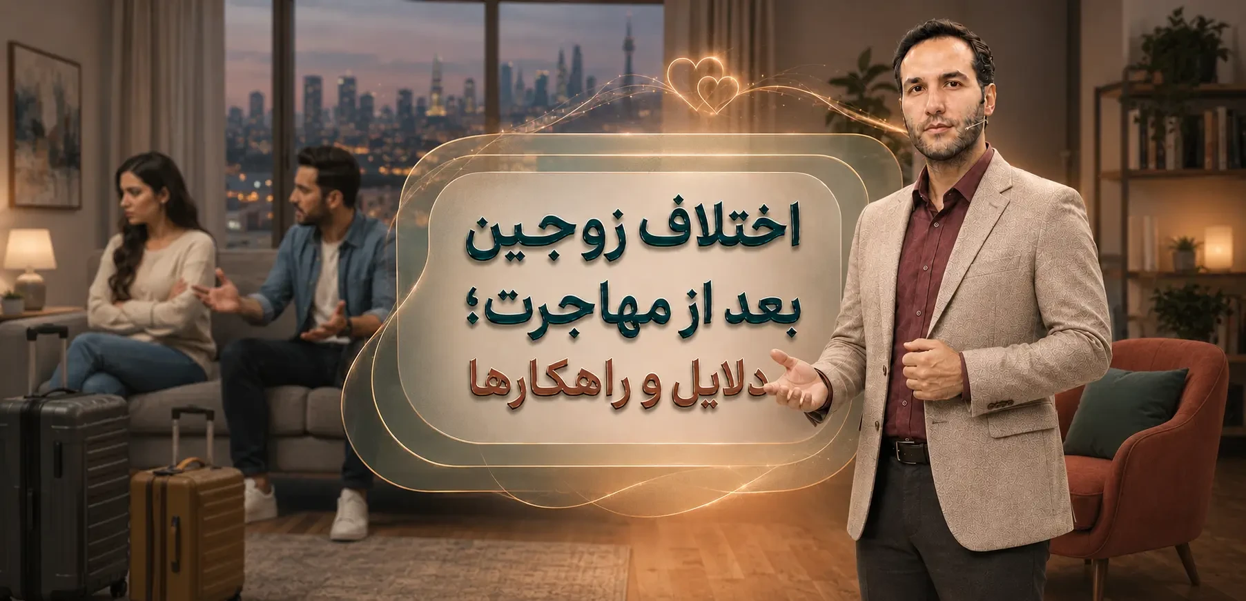 اختلاف زوجین بعد از مهاجرت؛ دلایل و راهکارها
