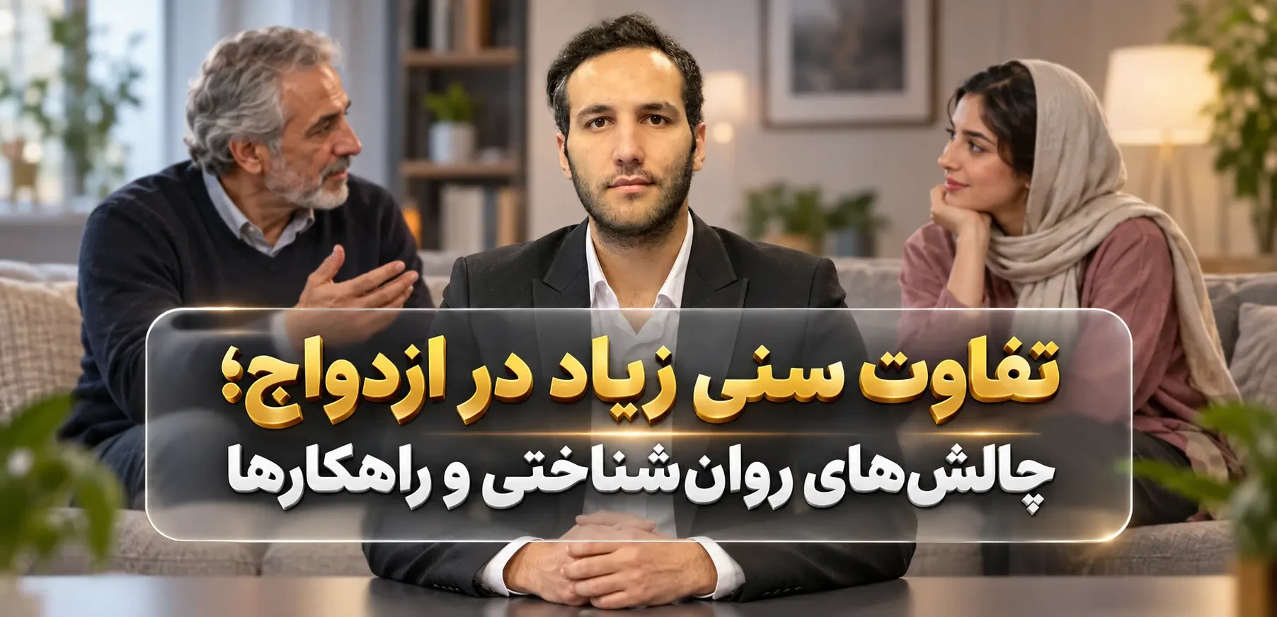 تفاوت سنی زیاد در ازدواج؛ چالش‌های روان‌شناختی و راهکارها